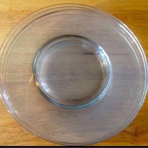 Modern Glass Dinner Plates, Set of Five